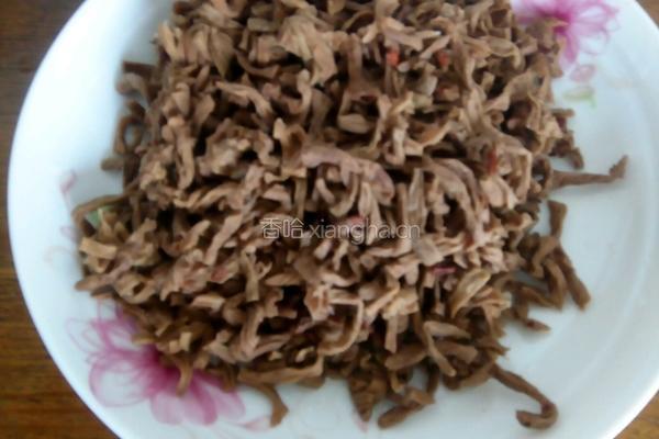 干缸豆烧肉的做法图解2