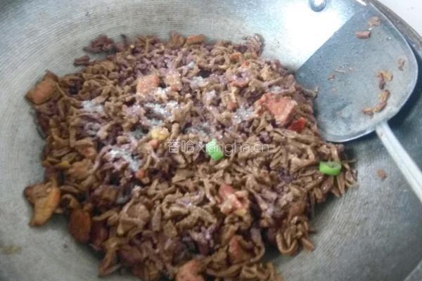 干缸豆烧肉的做法图解11