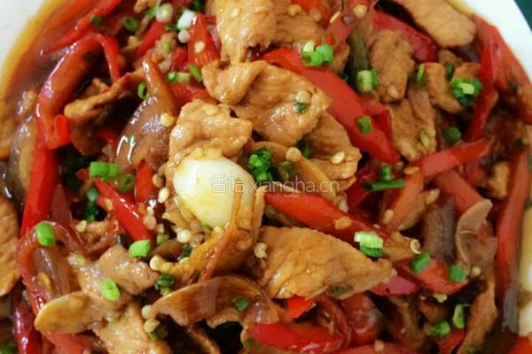 辣椒炒肉的做法图解7
