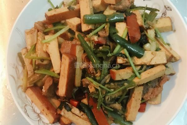 香干炒肉丝的做法图解5
