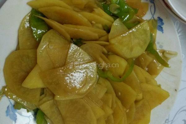清炒土豆片的做法图解3