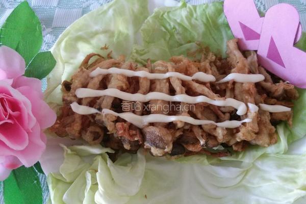香酥蟹味菇的做法图解6