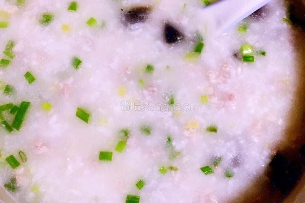 皮蛋瘦肉粥的做法图解9