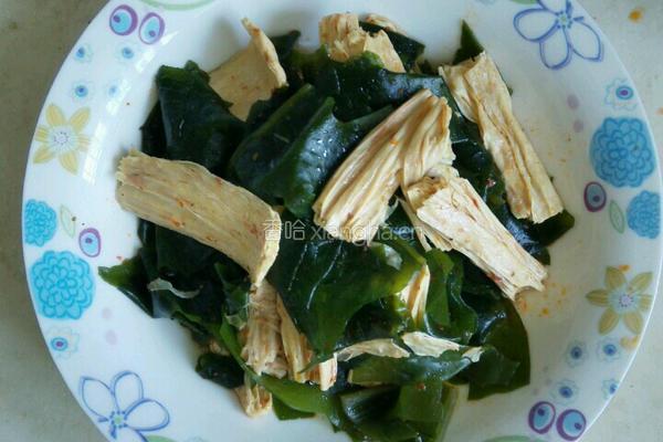 腐竹裙带菜的做法图解5