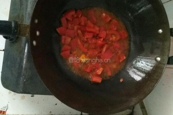 西红柿炒蛋拌饭的做法图解3
