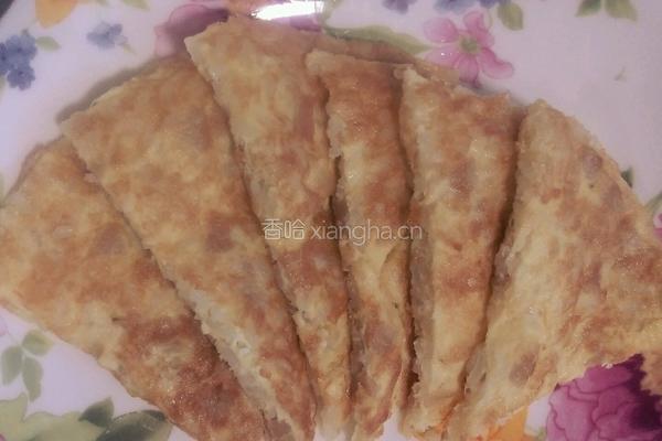 黄金蛋饼的做法图解4