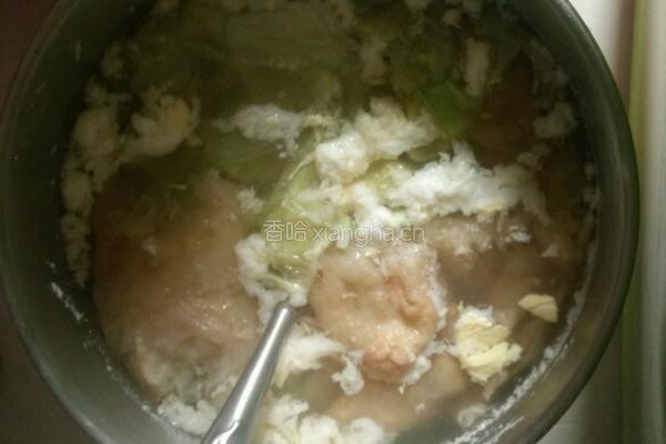 窝头与油条生菜汤更配哦的做法图解4