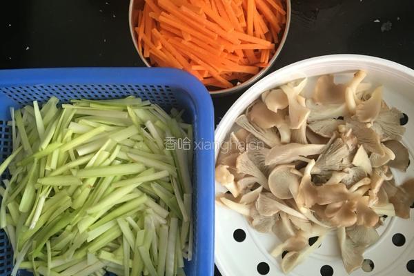 福州炒线面的做法图解3