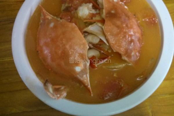 番茄梭子蟹的做法图解6