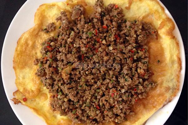 牛肉煎鸡蛋的做法图解7