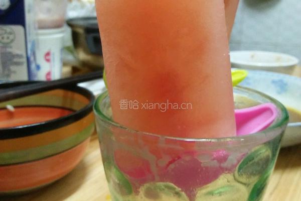 哈蜜瓜西瓜柠檬汁雪糕的做法图解10