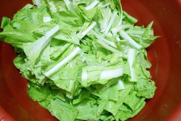 耗油小白菜的做法图解3