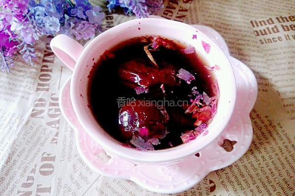 红糖姜枣玫瑰花茶