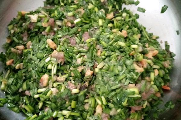 香菇虾米韭菜肉饺子的做法图解6