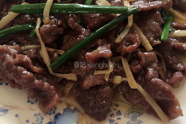 姜爆牛肉的做法图解8