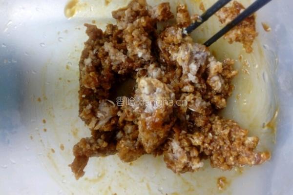 豇豆肉包的做法图解2