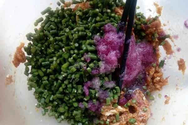 豇豆肉包的做法图解4