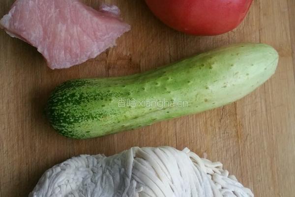 肉丝面的做法图解1