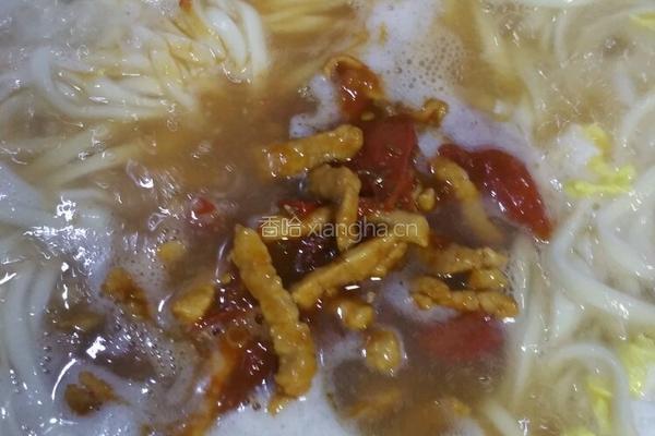 肉丝面的做法图解5