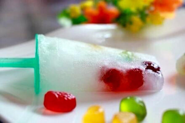彩虹QQ软糖雪糕的做法图解6
