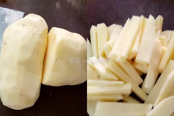 自制薯条的做法图解1