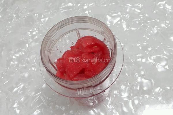 冰镇西瓜汁的做法图解2
