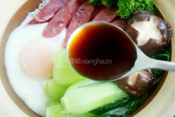 腊肠煲仔饭的做法图解17