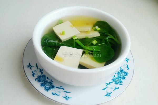木耳菜豆腐汤的做法图解6