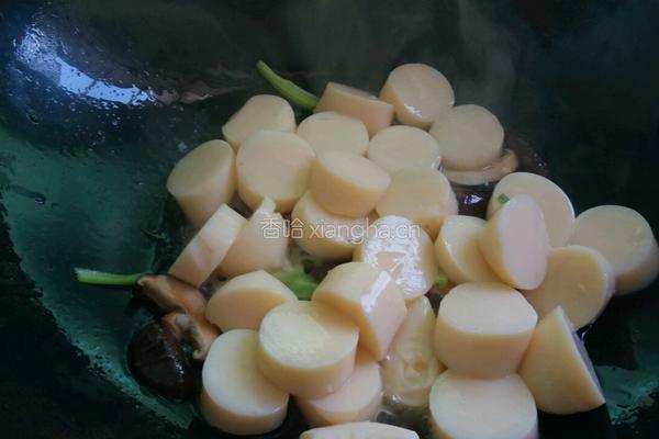 玉子豆腐炖香菇虾米的做法图解6