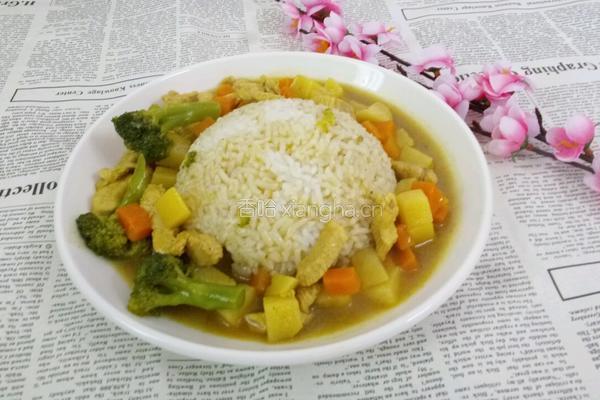 咖喱鸡肉饭的做法图解12