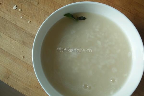 薄荷大米粥#上央视之大米#的做法图解3