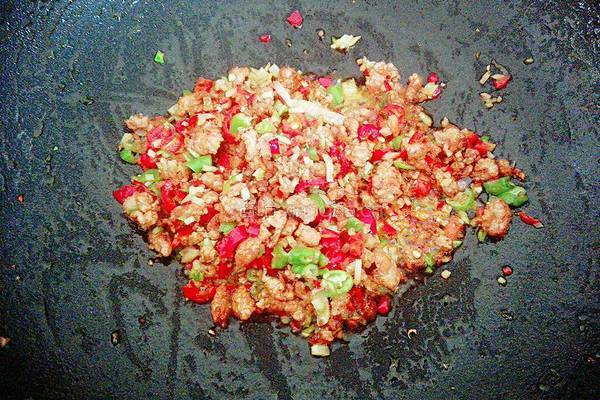 酸豆角炒肉末的做法图解5