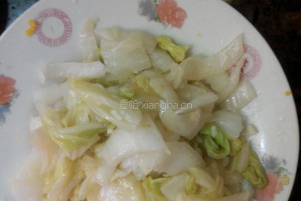 醋溜大白菜的做法图解3