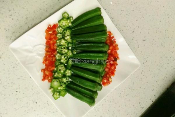 茄汁秋葵的做法图解5