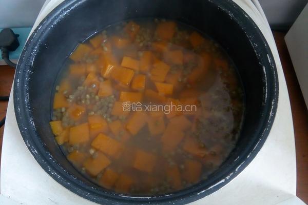 冰镇南瓜绿豆汤的做法图解6