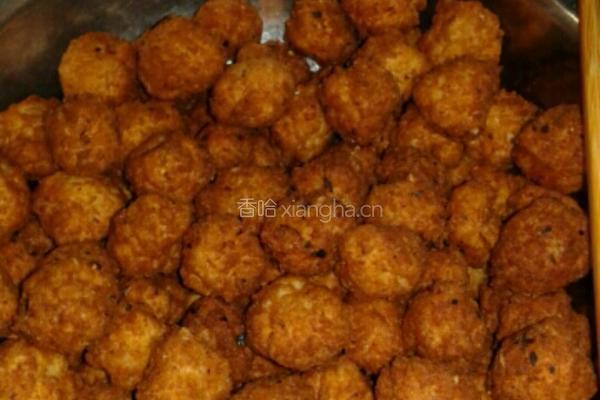 红烧糖醋酥皮丸子的做法图解5