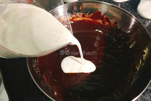 蘑菇头巧克力麦芬的做法图解5