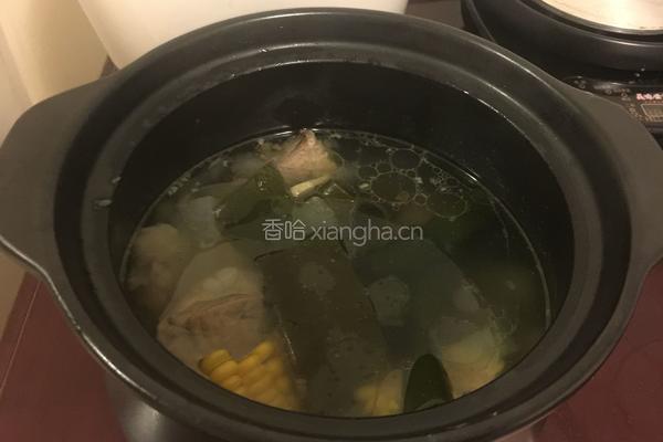 排骨海带冬瓜玉米汤的做法图解6