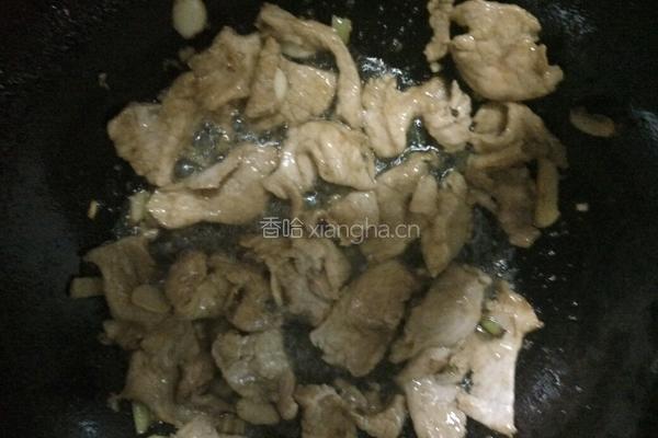 青椒炒肉片的做法图解5