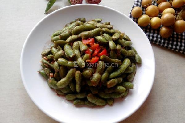 油焖毛豆荚的做法图解8