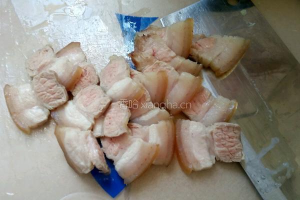 豆角炒五花肉的做法图解2