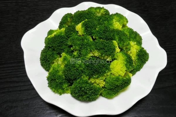凉拌西兰花的做法图解3