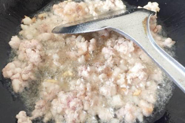 酸豆角炒肉末的做法图解4
