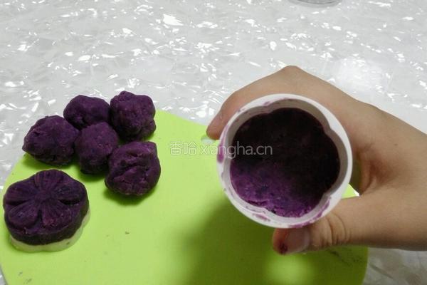 紫薯山药糕的做法图解4