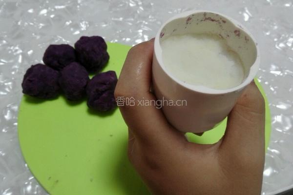 紫薯山药糕的做法图解5