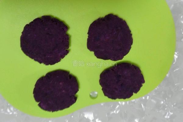 香煎紫薯饼的做法图解3