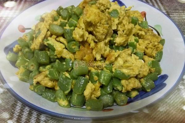 黄金豆角丁炒鸡蛋的做法图解8