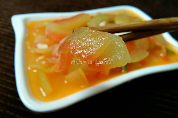 蒜蓉西瓜皮的做法图解8