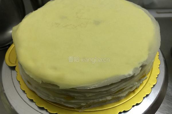 芒果千层蛋糕的做法图解4