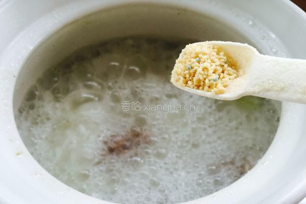 排骨冬瓜粥(剩米饭版)的做法图解9